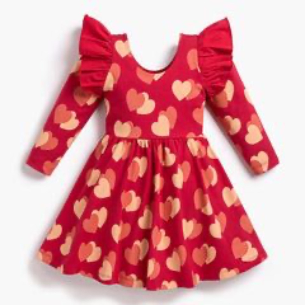 Double Ruffle Let's Dance Dress_Flutter Hearts